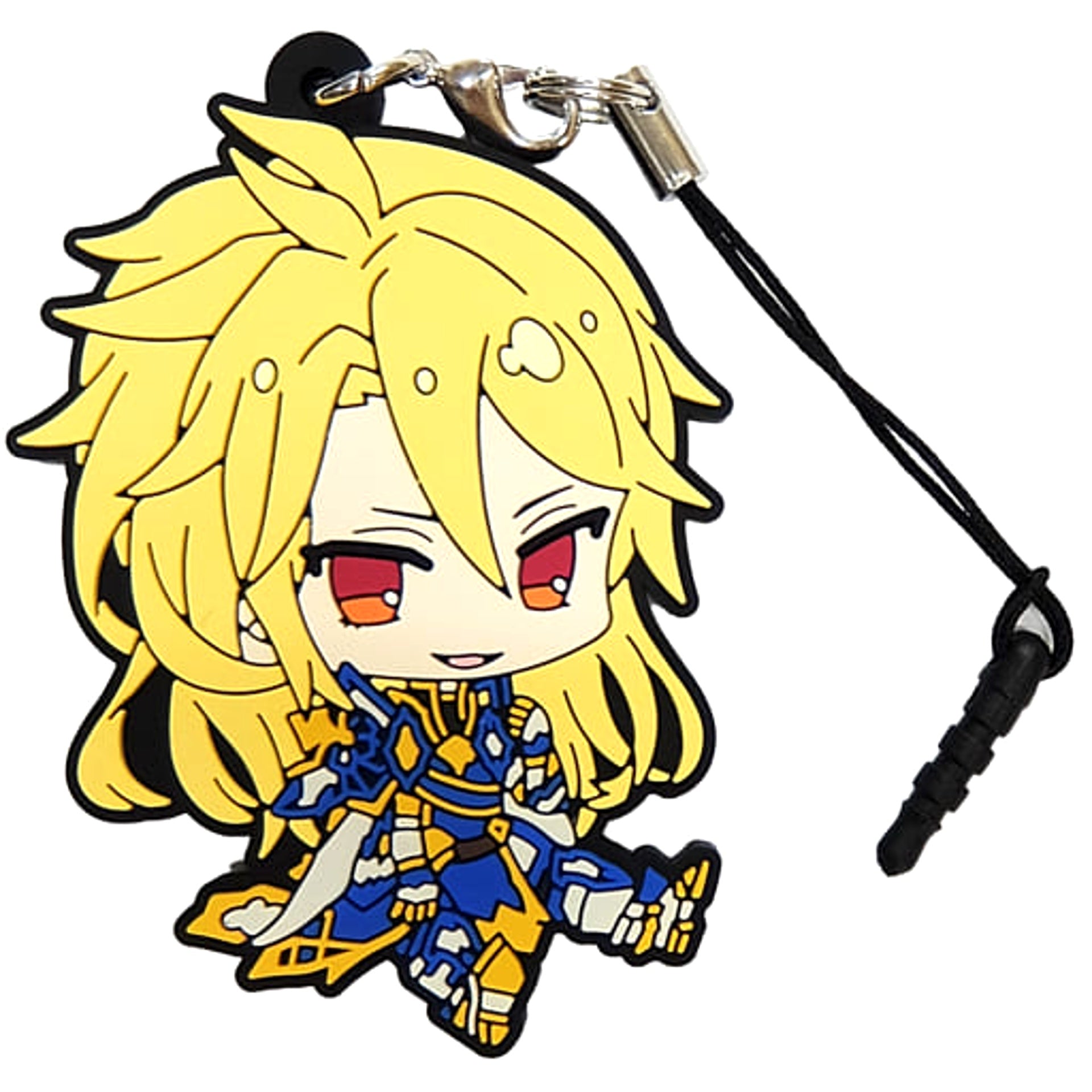 Granblue Fantasy Aglovale Petanko Trading Rubber Strap Yume no Uchi Ver. Keychains [USED]