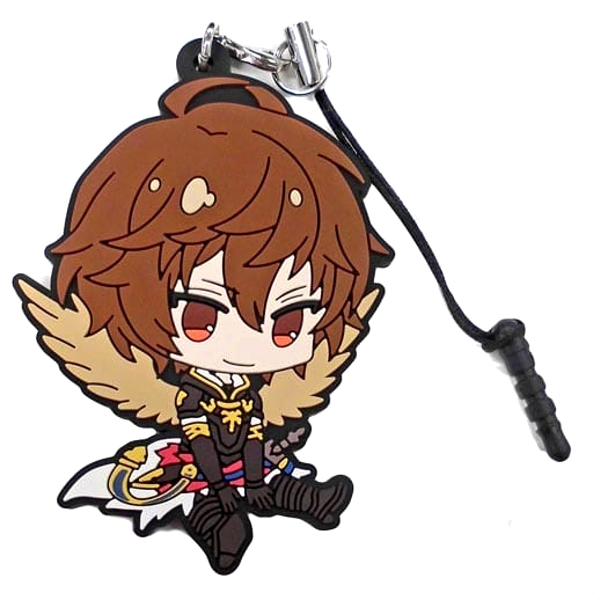 Granblue Fantasy Sandalphon Petanko Trading Rubber Strap Yume no Uchi Ver. Keychains [USED]