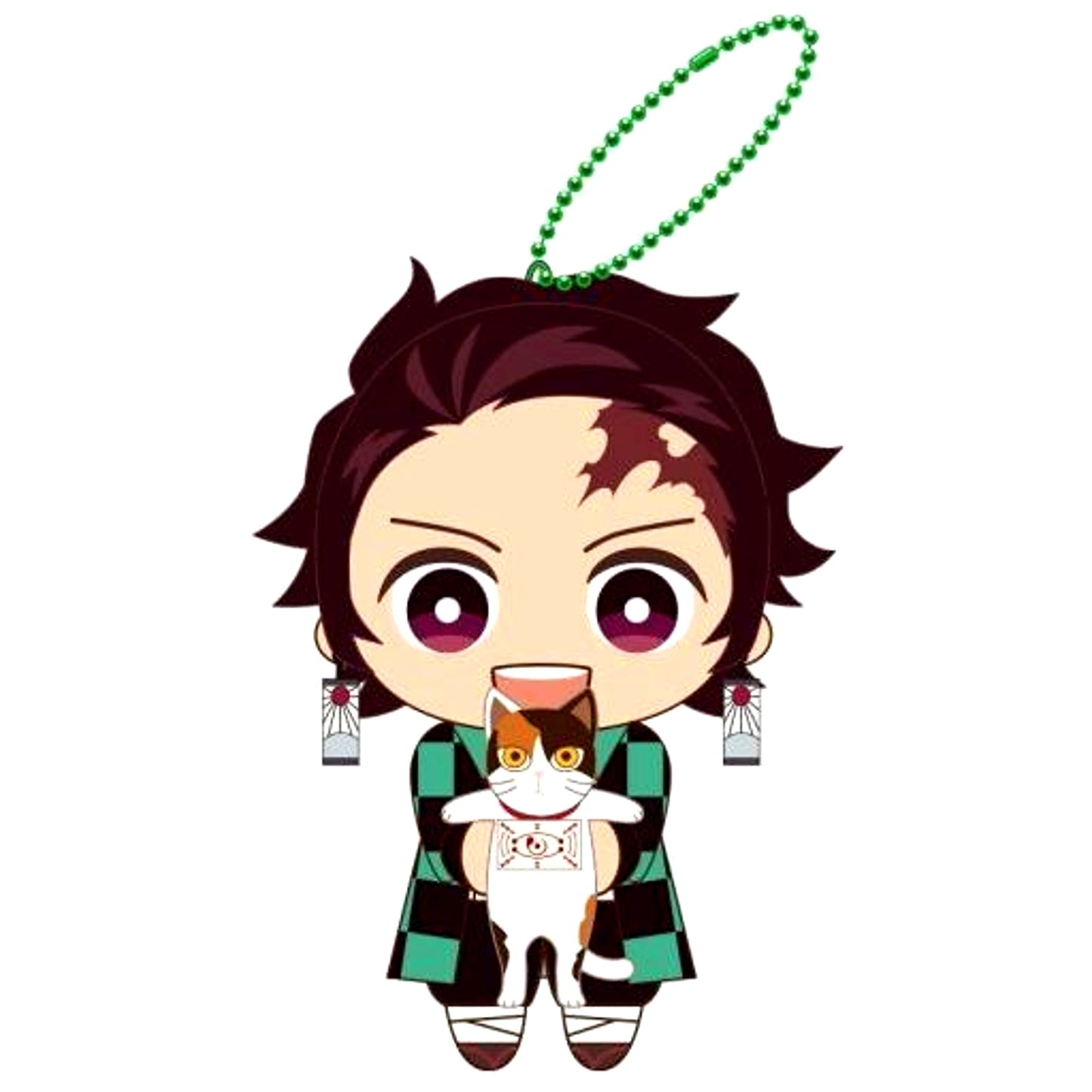 Tanjiro Kamado & Chachamaru Demon Slayer: Kimetsu no Yaiba Buruburuzu Mascot [USED]