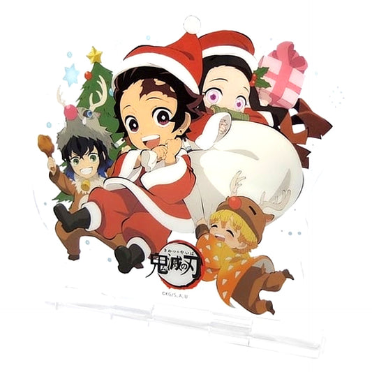 Group - SD Acrylic Stand Demon Slayer: Kimetsu no Yaiba x ufotable cafe Christmas Event [USED]