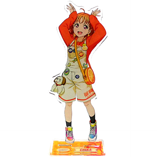 Chika Takami Love Live! Sunshine!! Big Acrylic Stand Village Vanguard Limited [USED]