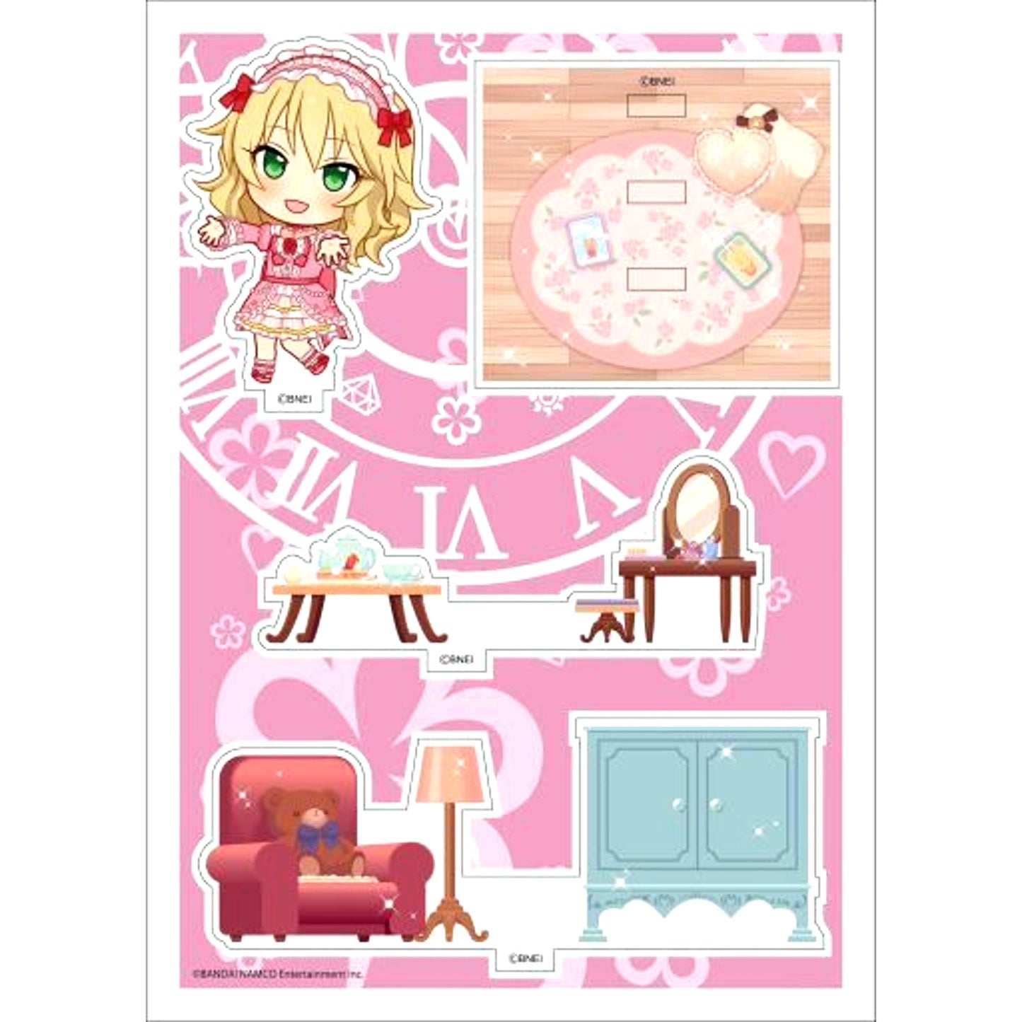 Momoka Sakurai THE IDOLM@STER CINDERELLA GIRLS Acrylic Character Plate Petit 16 [USED]