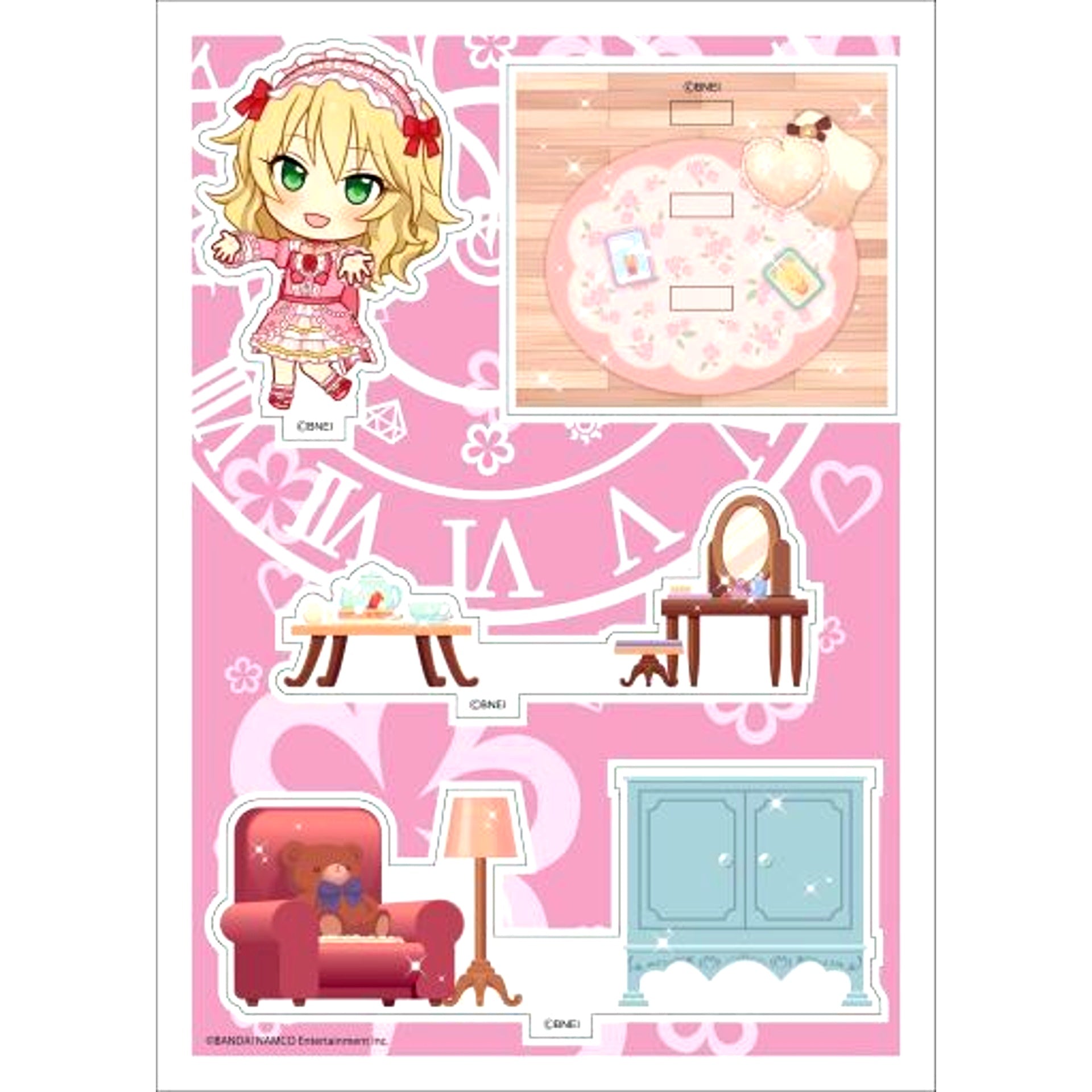 Momoka Sakurai THE IDOLM@STER CINDERELLA GIRLS Acrylic Character Plate Petit 16 [USED]