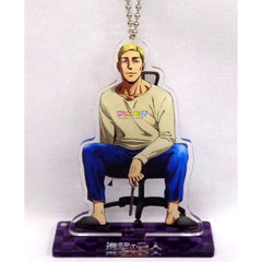 Attack on Titan Erwin Smith Acrylic Keychain with Stand Anime Studio Meeting Vol.2 Limited Keychains [USED]