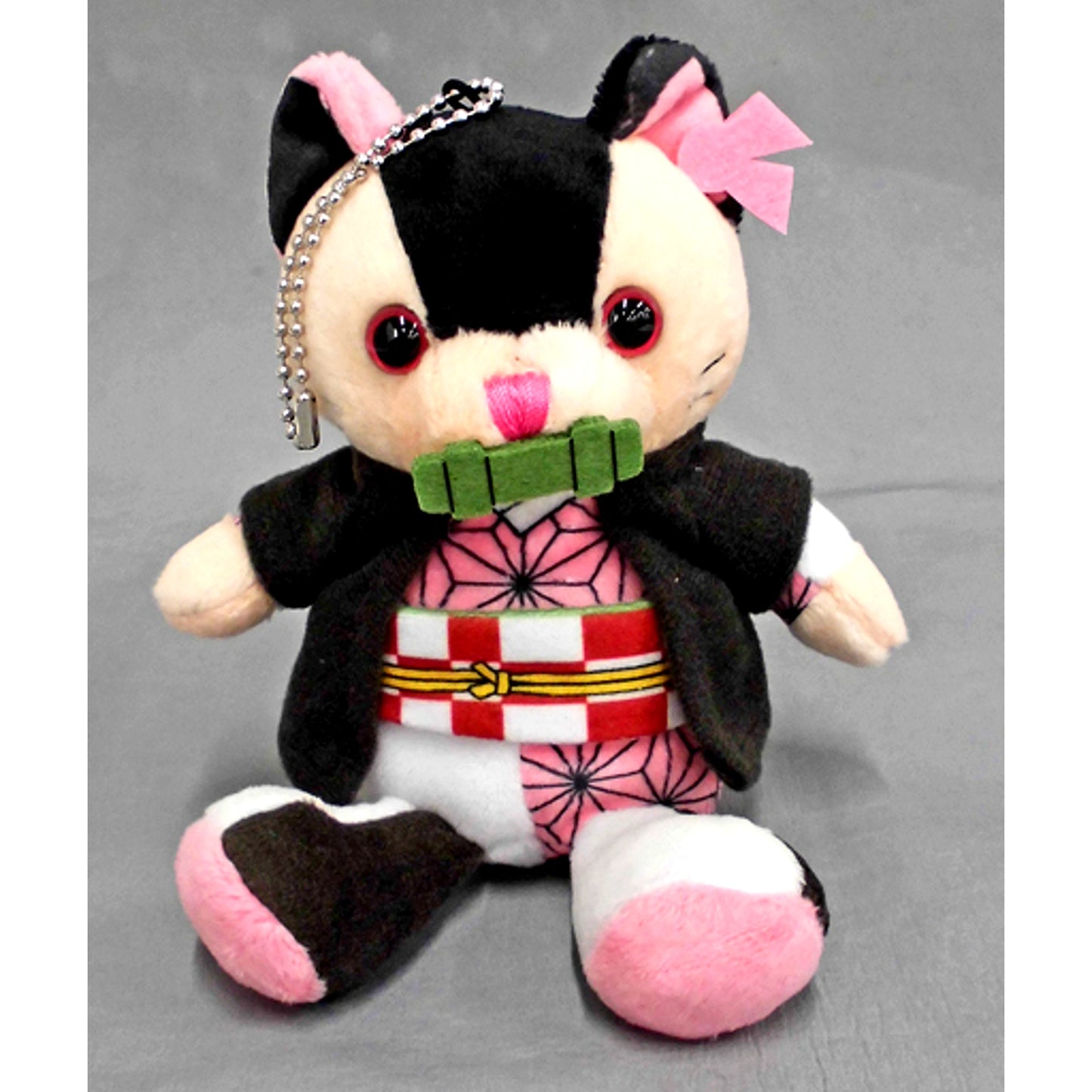 Nezuko Kamado Cat Keychain Demon Slayer: Kimetsu no Yaiba [USED]