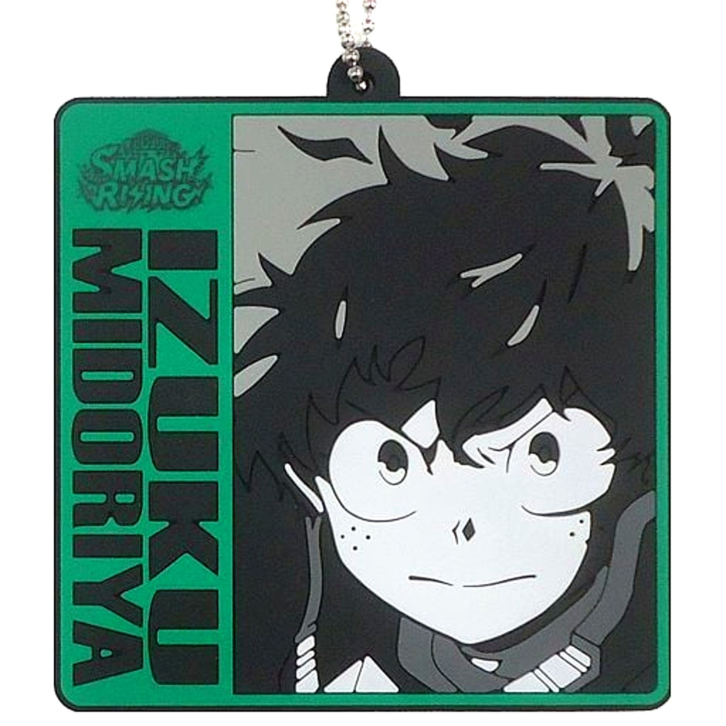 Izuku Midoriya Prize H My Hero Academia NEXT GENERATIONS! feat. SMASH RISING Ichiban Kuji Rubber Keychain [USED]