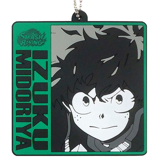 Izuku Midoriya Prize H My Hero Academia NEXT GENERATIONS! feat. SMASH RISING Ichiban Kuji Rubber Keychain [USED]