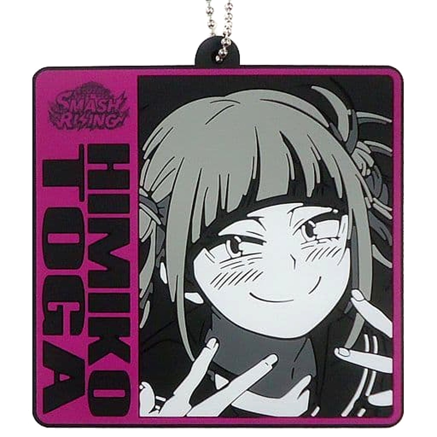 My Hero Academia Toga Himiko Ichiban Kuji Next Generations! Feat. Smash Rising Rubber Keychain Prize H [USED]