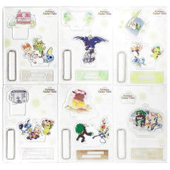 Pokemon Grookey & Others All 6 Types Set Acrylic Stand Charm Collection Pokemon Galar Tabi Pokemon Center Limited Acrylic Stands [USED]