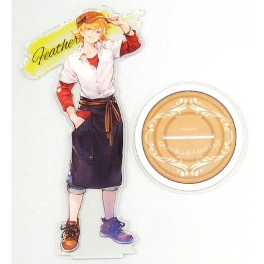 Feather Cafe Ver. Granblue Fantasy Siero's Knickknack Shack Akiba CO Gallery Branch Acrylic Stand [USED]