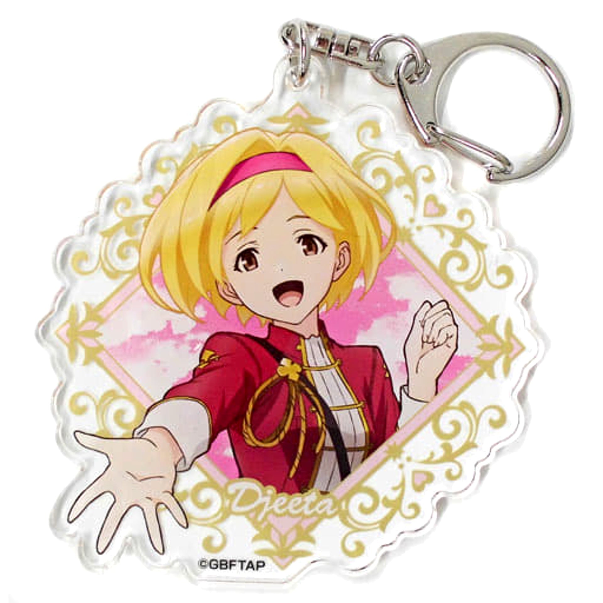 Granblue Fantasy The Animation Djeeta Newly-Drawn Acrylic Key Ring Season 2 Don Quijote Limited Keychains [USED]
