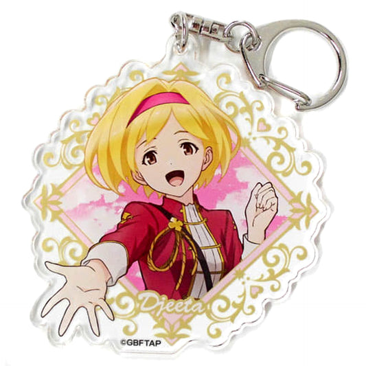 Granblue Fantasy The Animation Djeeta Newly-Drawn Acrylic Key Ring Season 2 Don Quijote Limited Keychains [USED]
