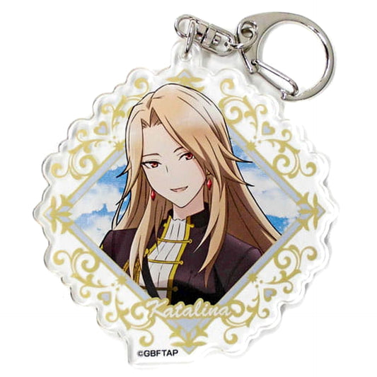Granblue Fantasy The Animation Katalina Newly-Drawn Acrylic Key Ring Season 2 Don Quijote Limited Keychains [USED]