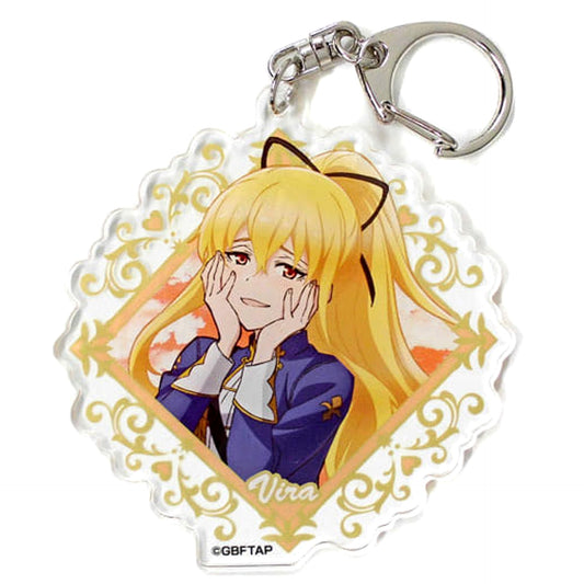 Granblue Fantasy The Animation Vira Newly-Drawn Acrylic Key Ring Season 2 Don Quijote Limited Keychains [USED]