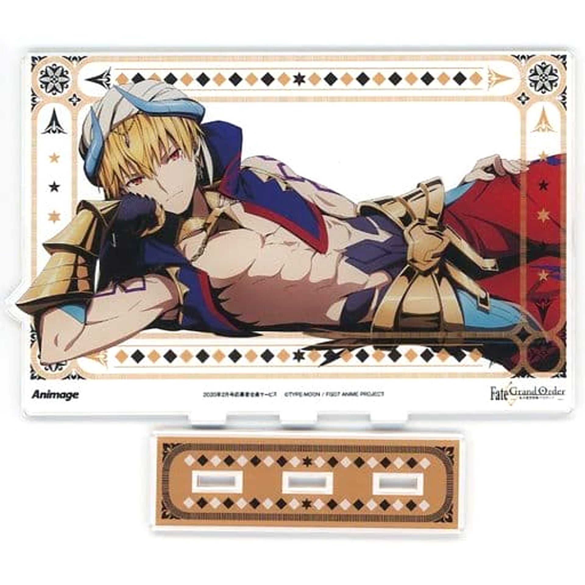 Fate/Grand Order: Absolute Demonic Front - Babylonia Gilgamesh Acrylic Stand Animage Limited All Applicants Service for February 2020 Issue Acrylic Stands [USED]