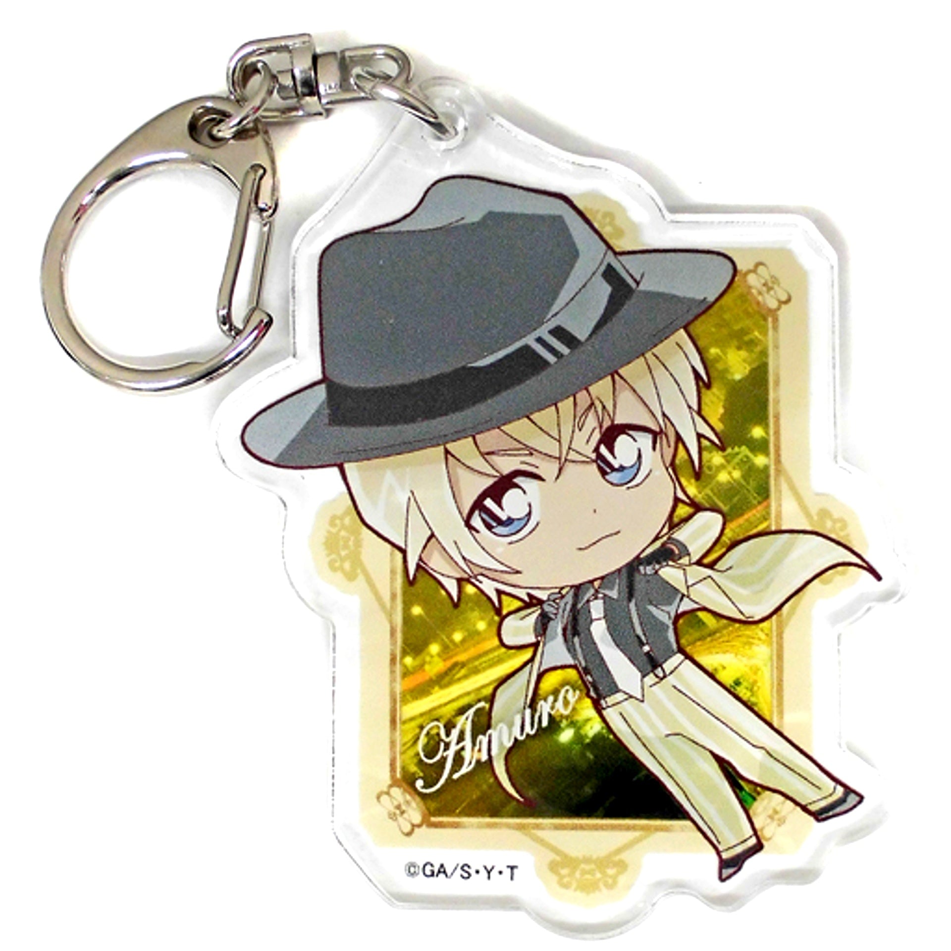 Toru Amuro Detective Conan Trading Deforme Acrylic Keychain [USED]