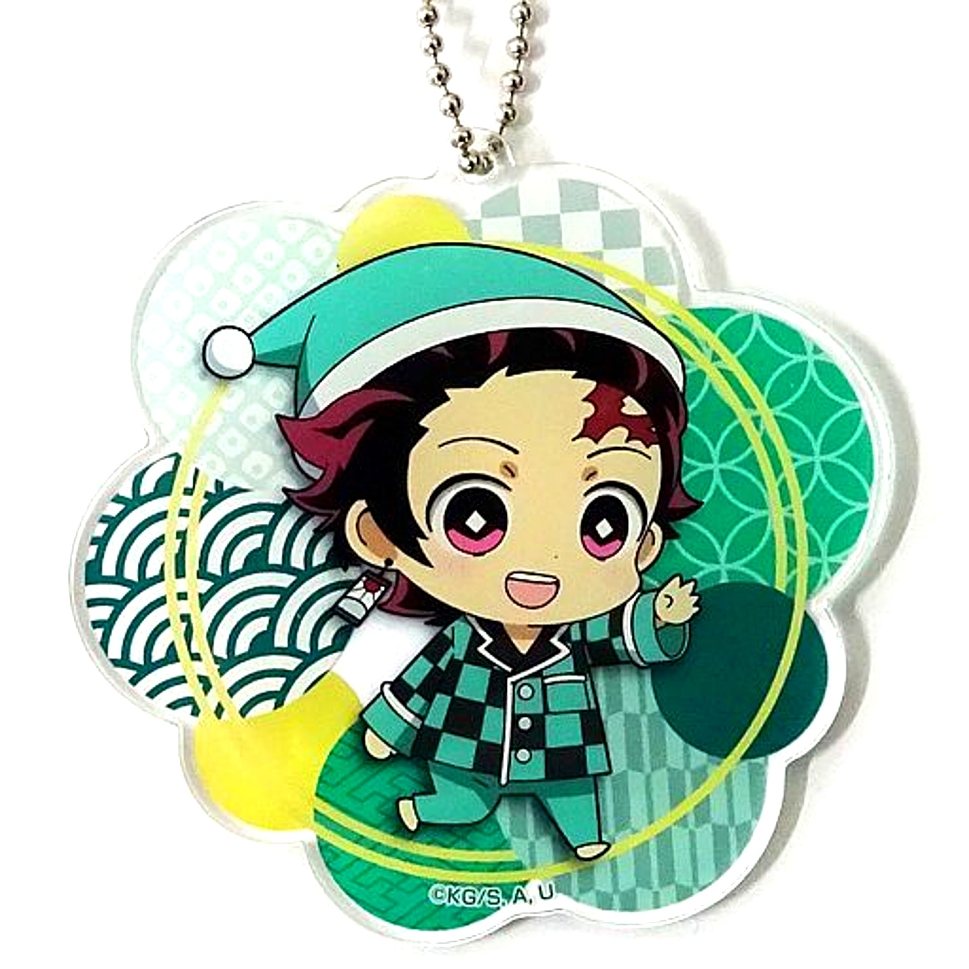 Tanjiro Kamado Demon Slayer Eforme Pajachara Acrylic Ball Chain Vol. 1 [USED]