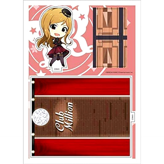Rio Momose U Sherry n Cherry Acrylic Character Plate Puchi Idolmaster Million Live! [USED]