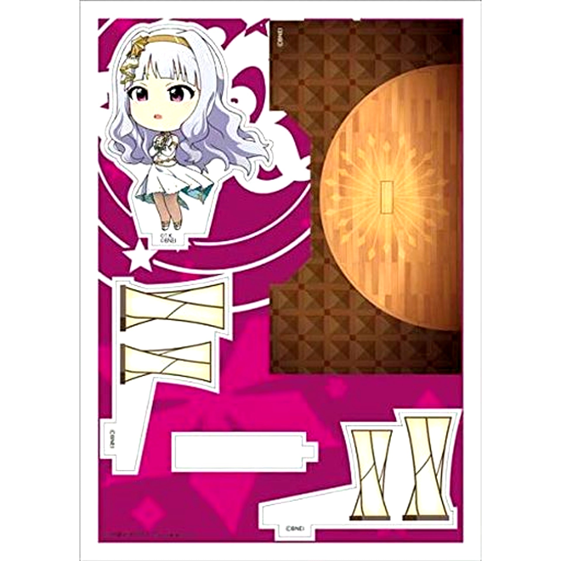 Takane Shijou THE IDOLM@STER MILLION LIVE! Acrylic Character Plate Petit U ARCANA [USED]