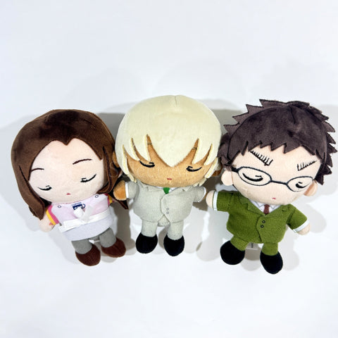 Detective Conan: Zero's Tea Time Toru Amuro Azusa Enomoto Yuya Kazami Sitting Plush Toy Mascot Zero's Tea Time Ver. Weekly Shonen Sunday November 27, 2019 Issue Service for All Applicants Keychains [USED] — photo 1