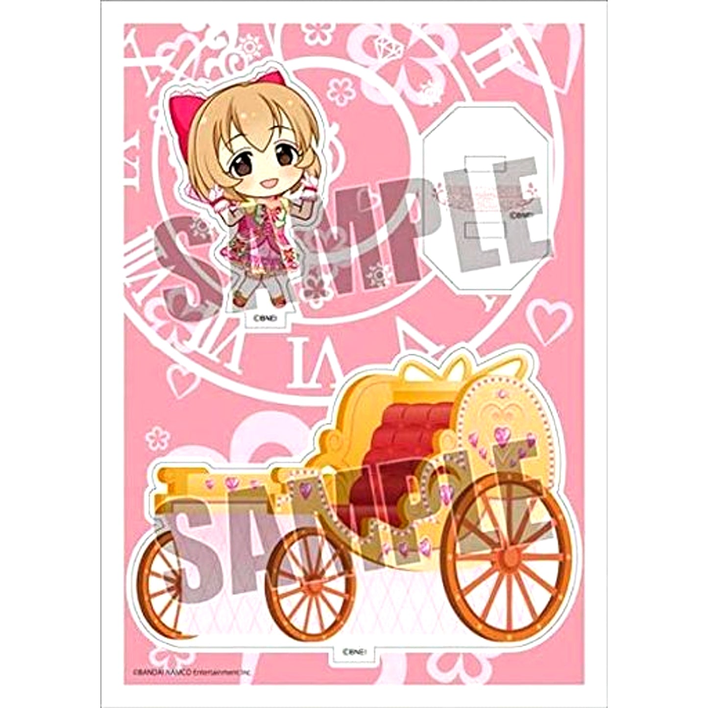 Koharu Koga The Idolmaster Cinderella Girls Acrylic Character Plate Petit 17 [USED]