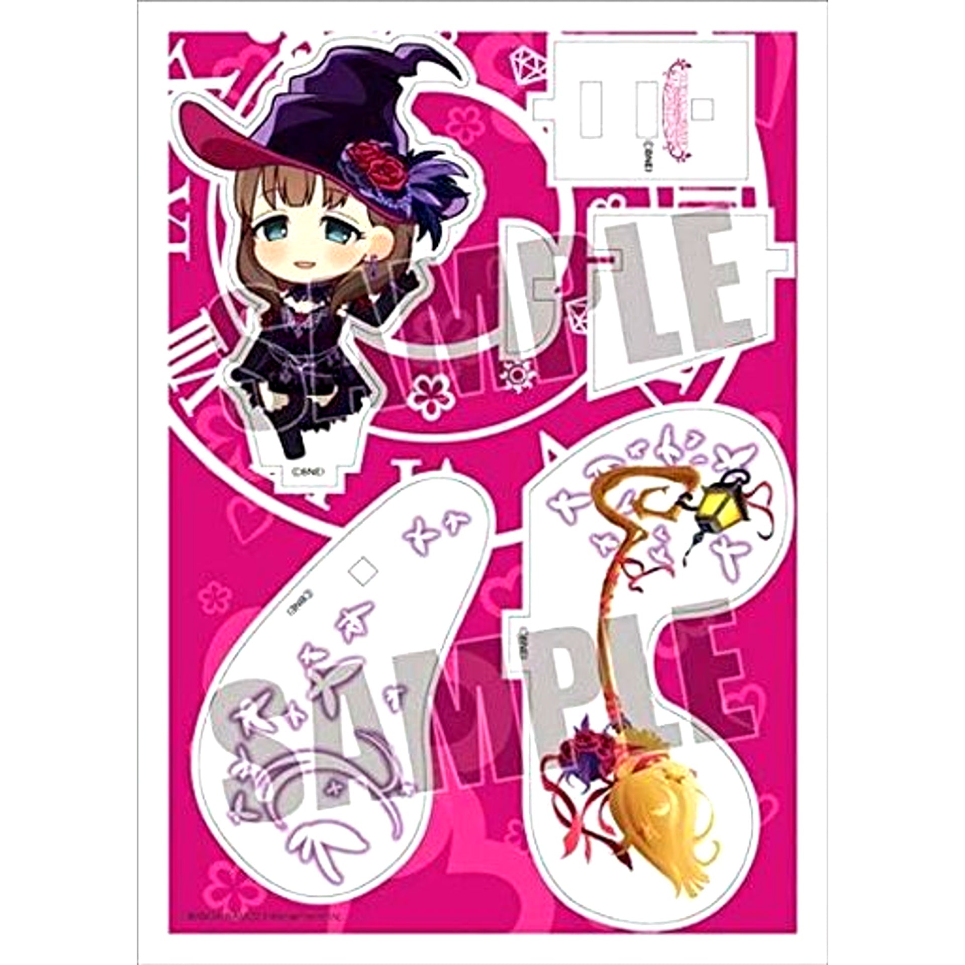 Mayu Sakuma 17 Acrylic Character Plate Puchi Idolmaster Cinderella Girls [USED]