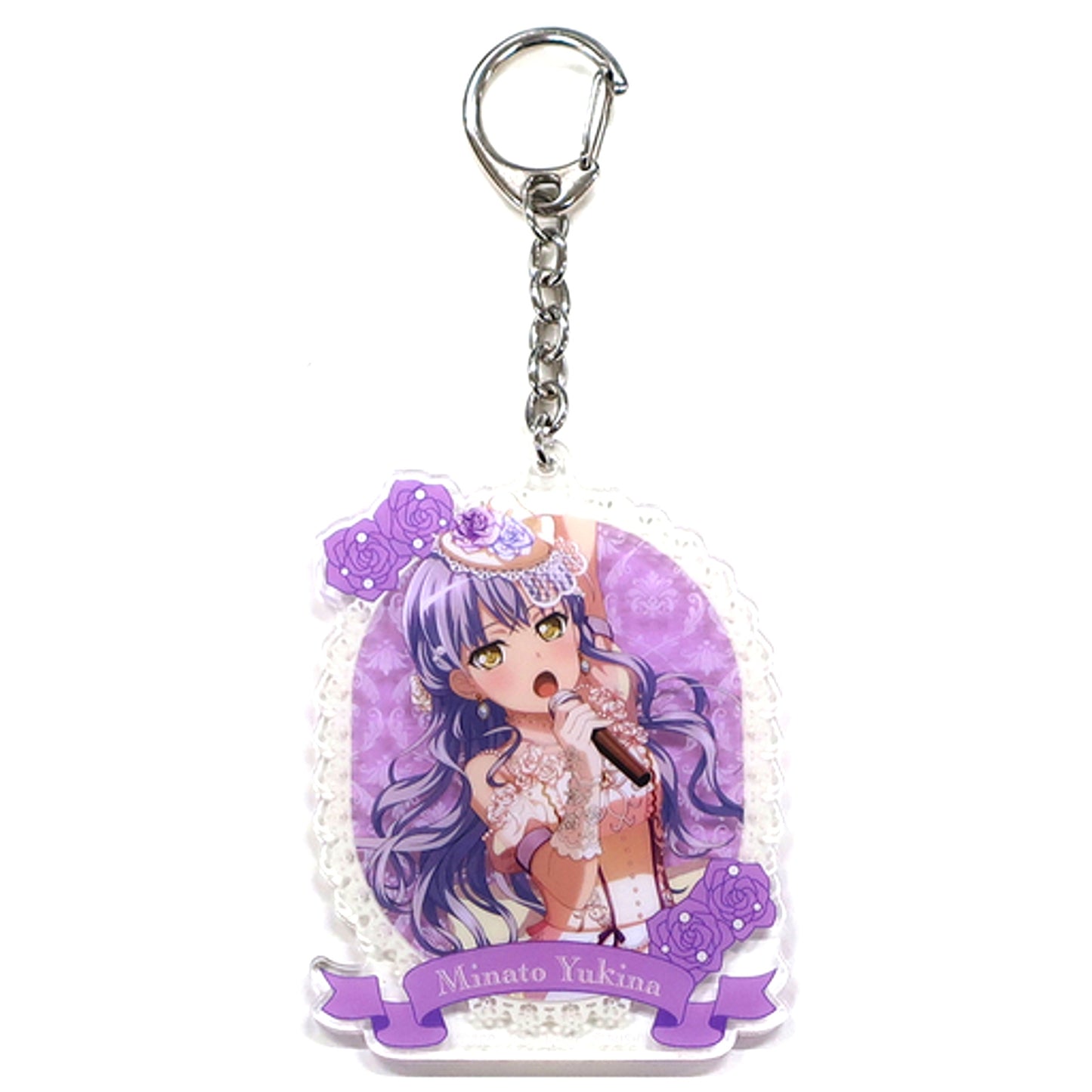 Yukina Minato BanG Dream! Roselia Acrylic Keychain Solo Live Flamme/Wasser [USED]