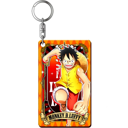 Monkey D. Luffy One Piece Ultimate Crew Vol.2 Hologram Plate Keychain [USED]
