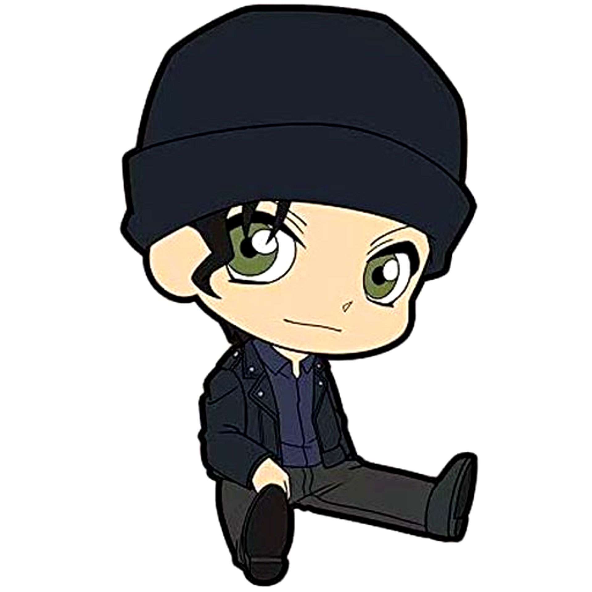 Shuichi Akai Detective Conan Petanko Trading Rubber Strap [USED]