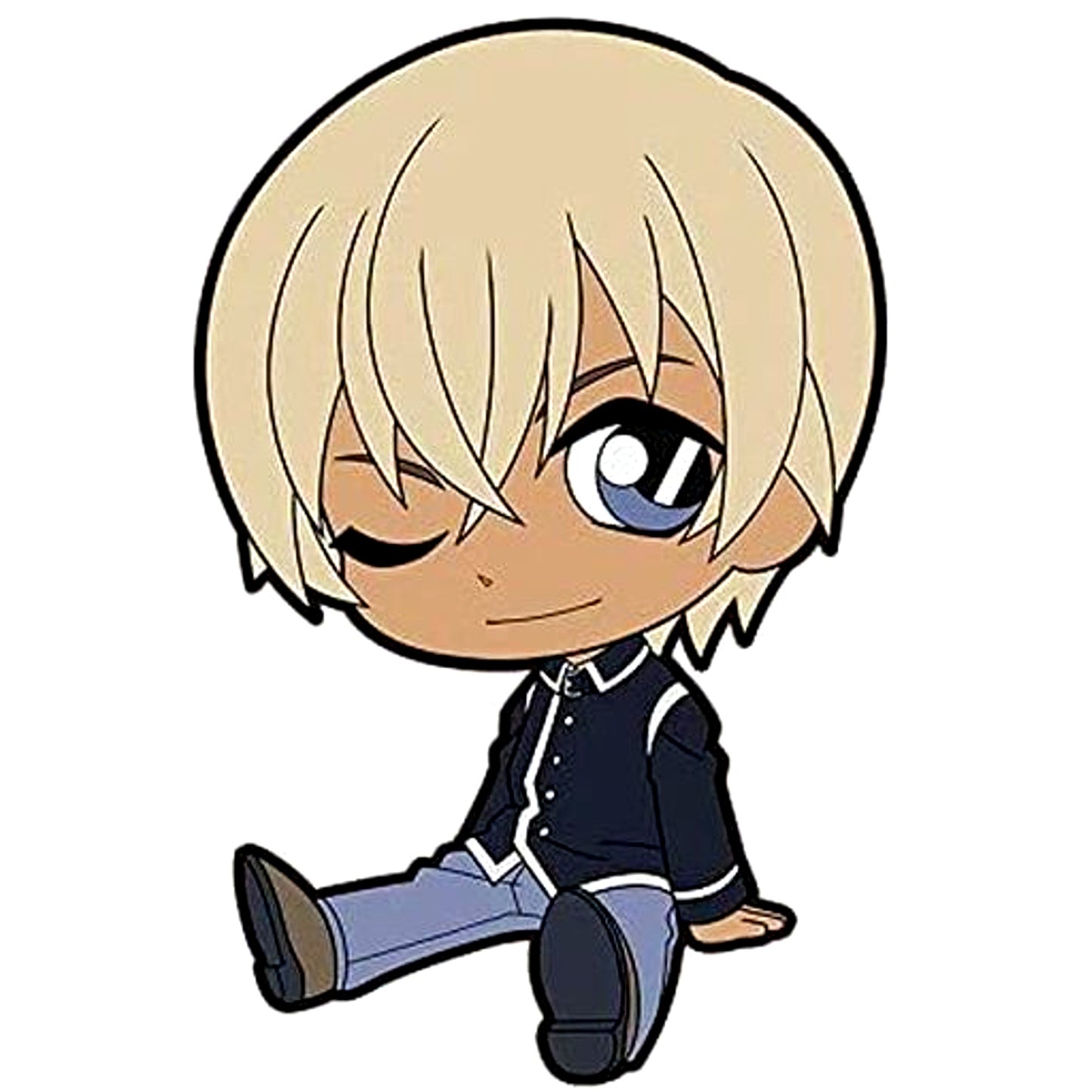 Toru Amuro Detective Conan Petanko Trading Rubber Strap [USED]