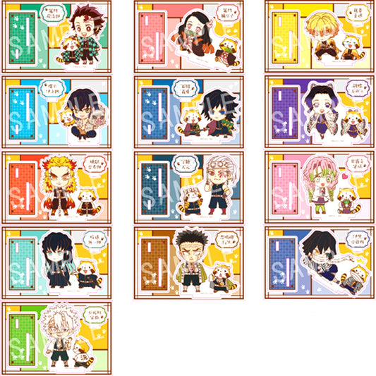 Set of 13 Demon Slayer x Rascal Trading Acrylic Stand Vol. 2 [USED]
