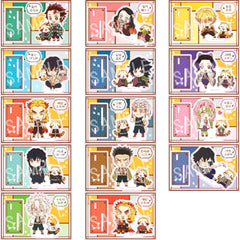 Demon Slayer: Kimetsu no Yaiba x Rascal Tanjiro Kamado & Others All 13 Types Set & Box Purchase Privilege Trading Acrylic Stand Vol.2 Acrylic Stands [USED]