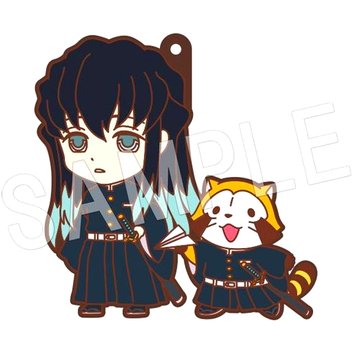 Muichiro Tokito Demon Slayer: Kimetsu no Yaiba x Rascal The Raccoon Trading Rubber Strap Vol.2 [USED]