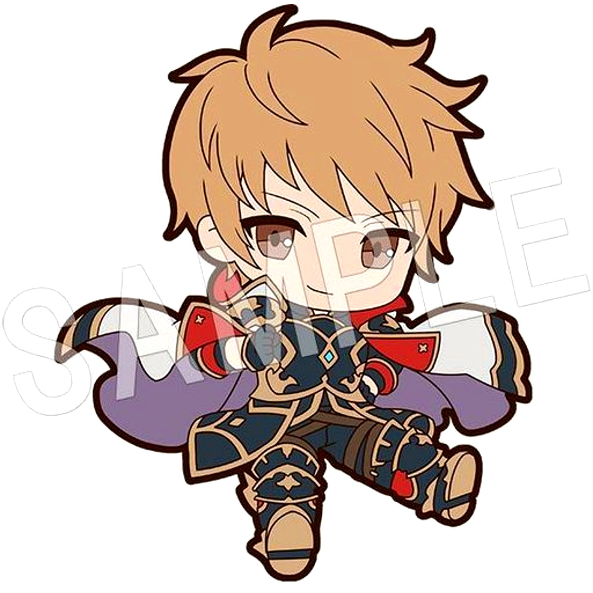 Protagonist Male Granblue Fantasy Petanko Trading Rubber Strap Vol.3 [USED]