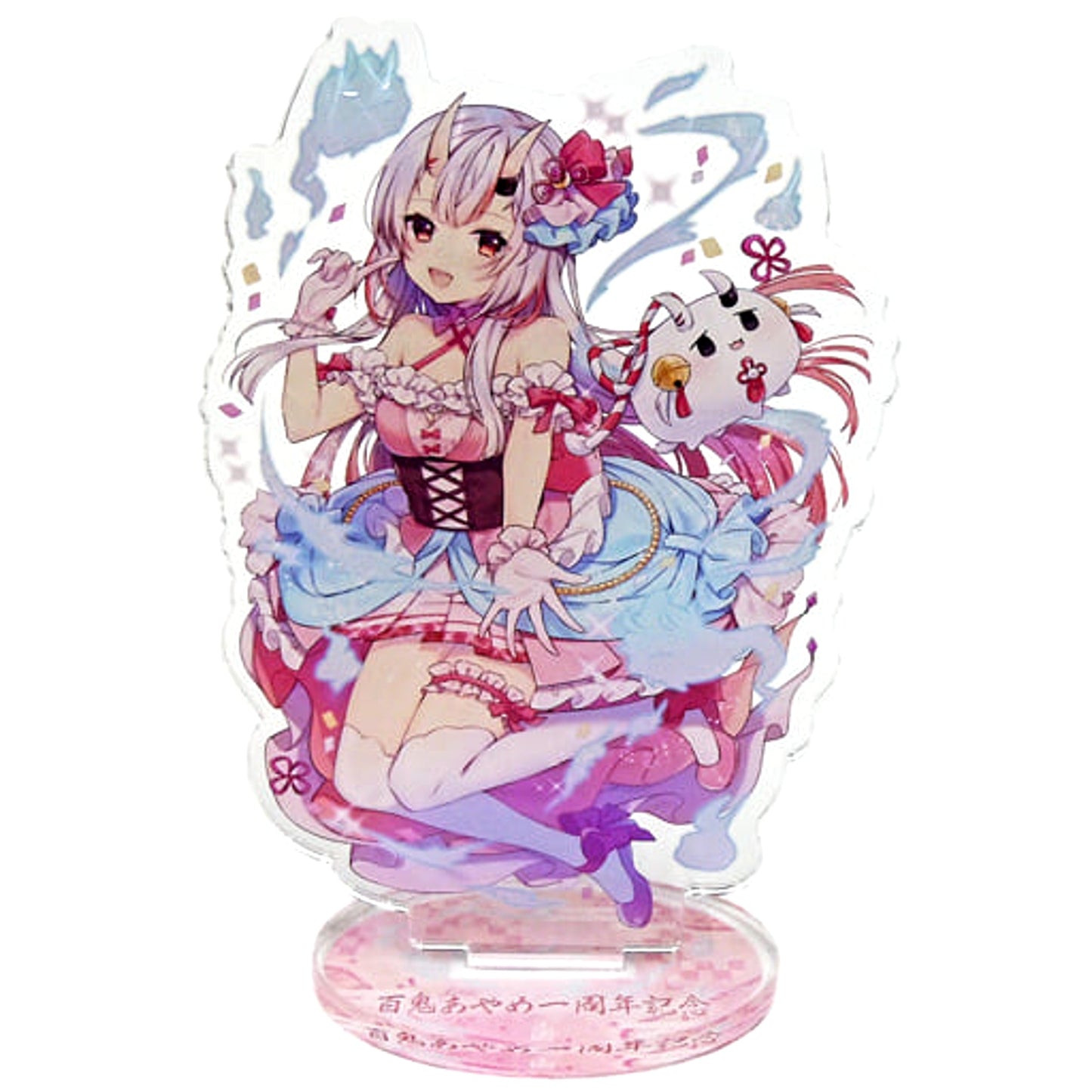 VTuber Hololive Nakiri Ayame New Illustration by Usano Acrylic Stand Included with Ayame no Hitotose Acrylic Stands [USED]