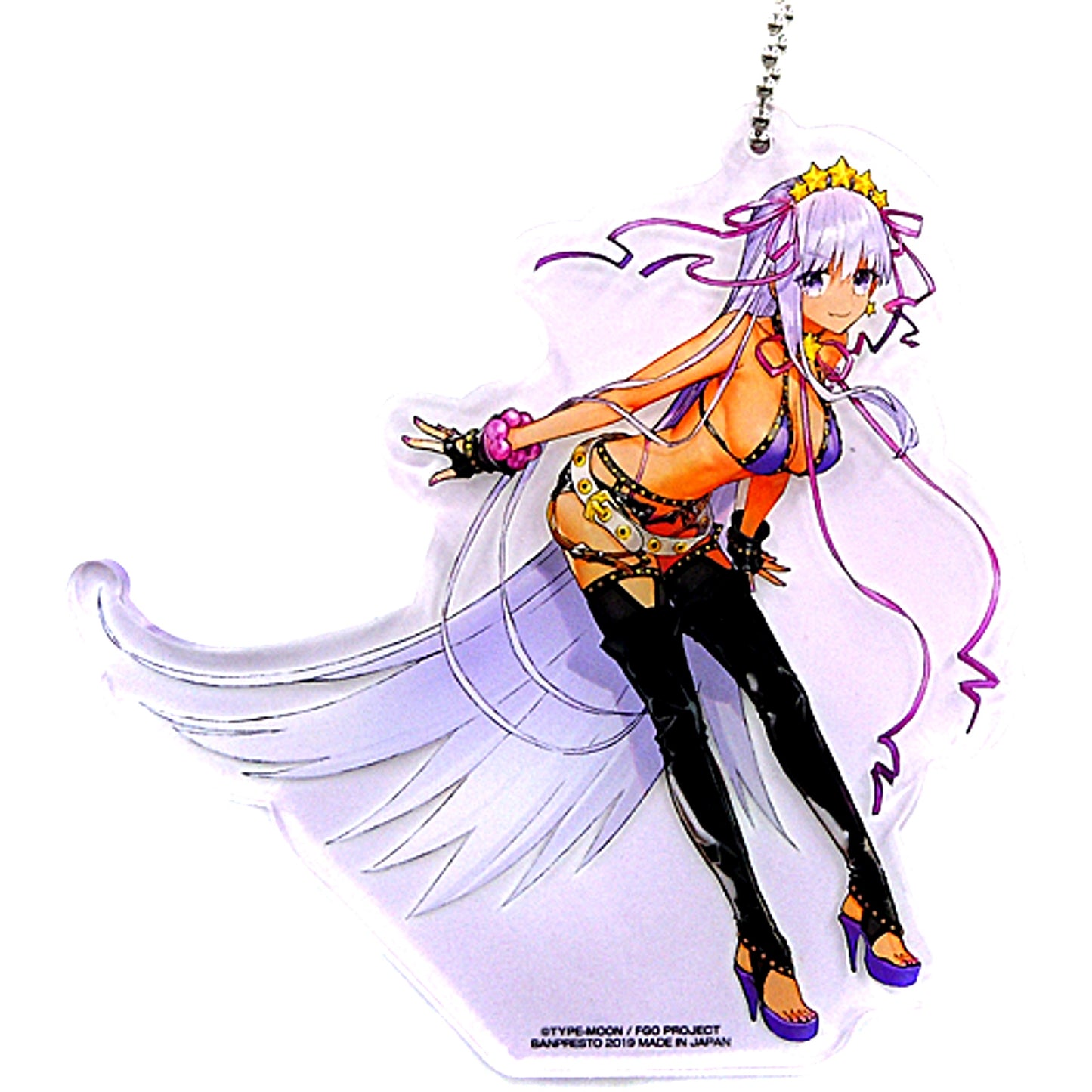 BB MoonCancer Fate/Grand Order Big Plate Keychain Vol.3 SEGA Limited [USED]