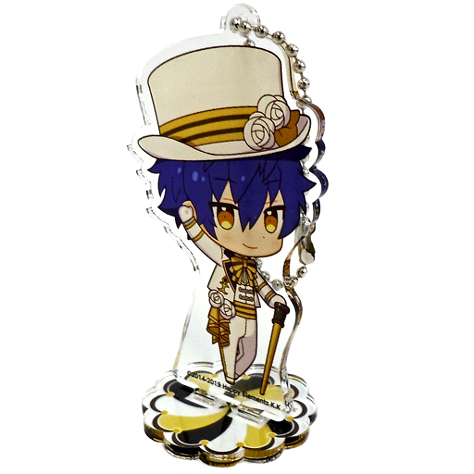 Jun Sazanami Ensemble Stars!! x animate cafe Trading Acrylic Stand Keychain ES Anniversary Park Ver. Group A [USED]