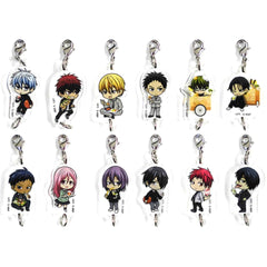 Kuroko's Basketball Aomine Daiki & Others All 12 Types Set Trading Acrylic Charms Pasela Kuroko's Basketball Cafe After School Exclusive Charm [USED]