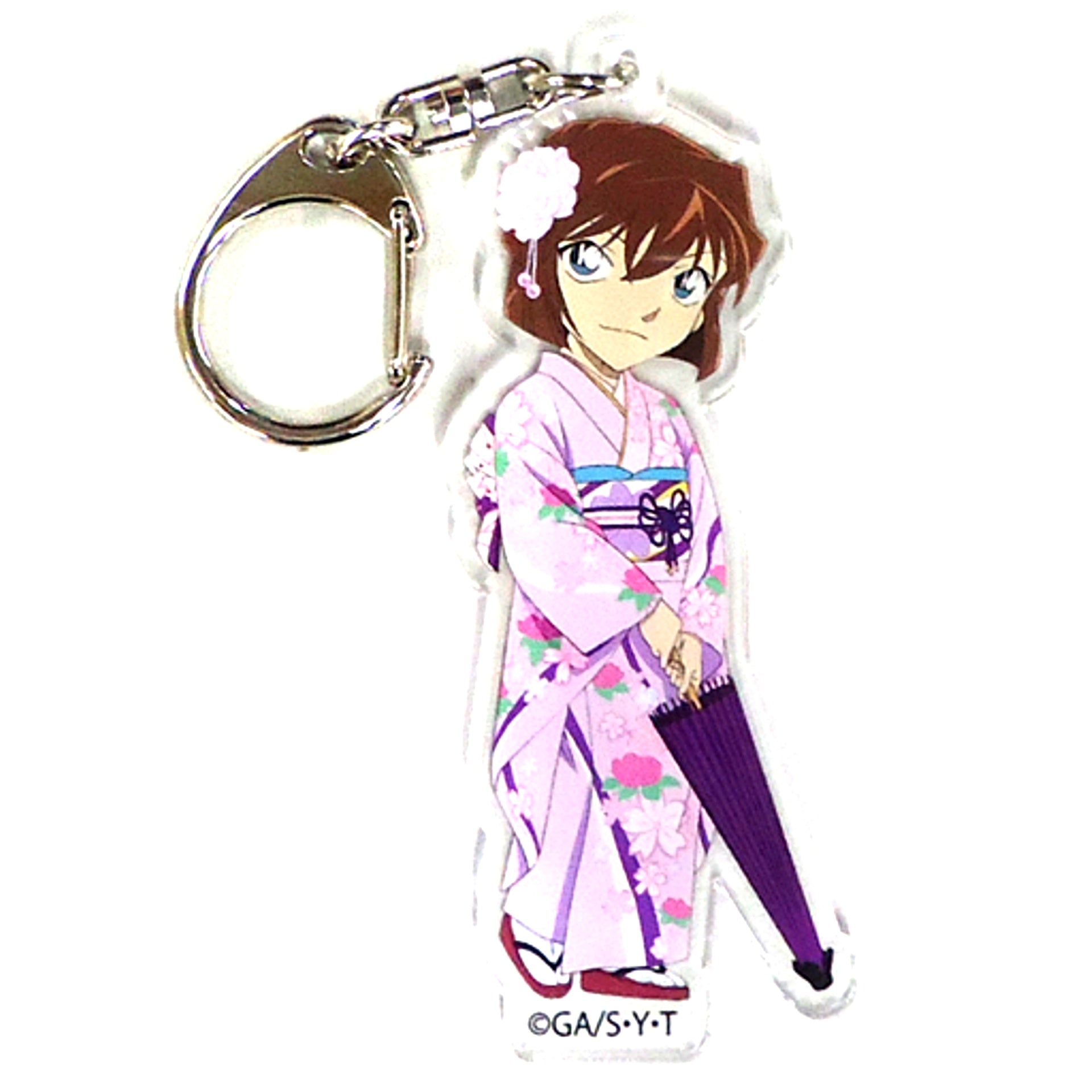 Ai Haibara Detective Conan Drawn Acrylic Keychain Kyoto x Detective Conan [USED]
