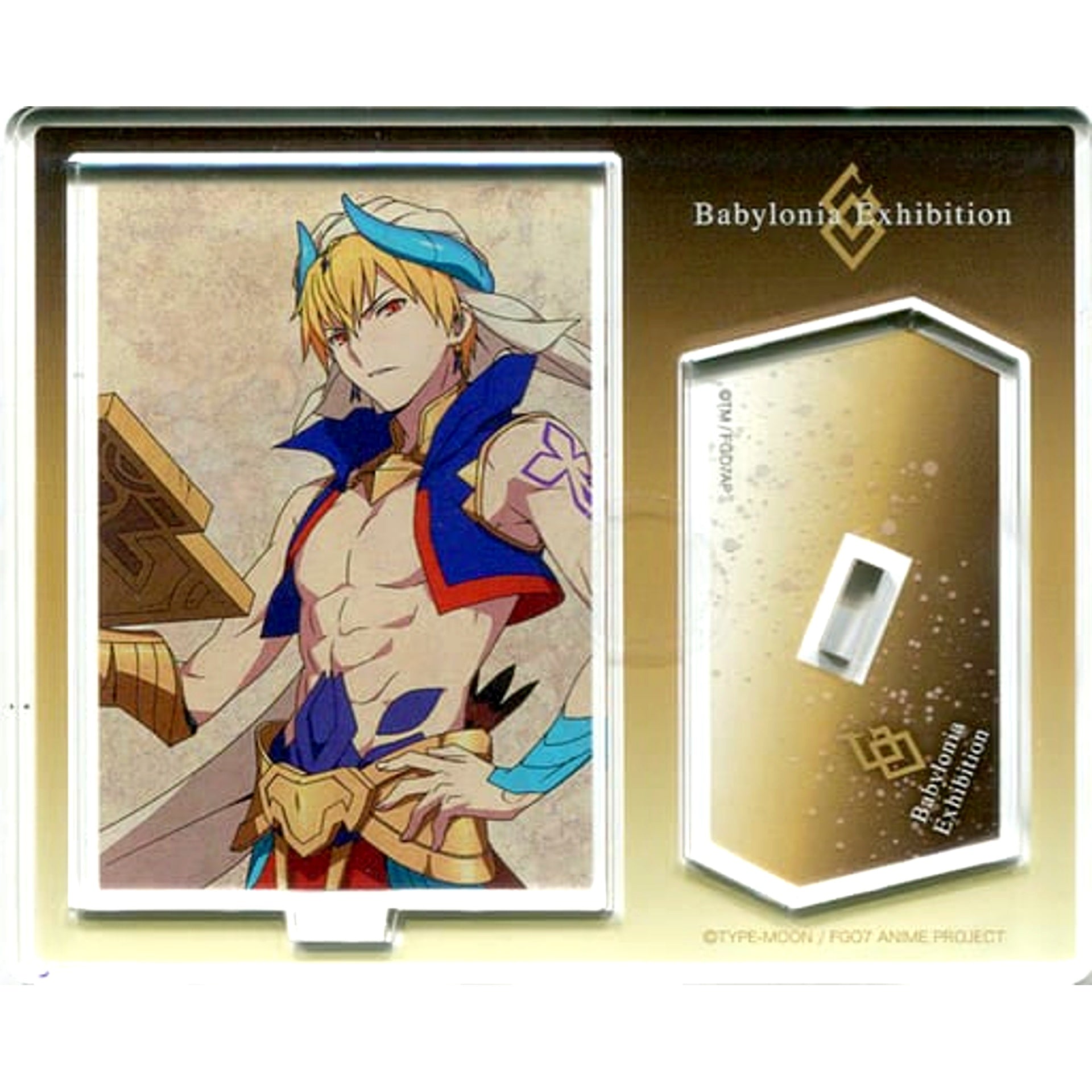 Gilgamesh Fate/Grand Order Absolute Demonic Front Babylonia Exhibition Goods Acrylic Stand [USED]