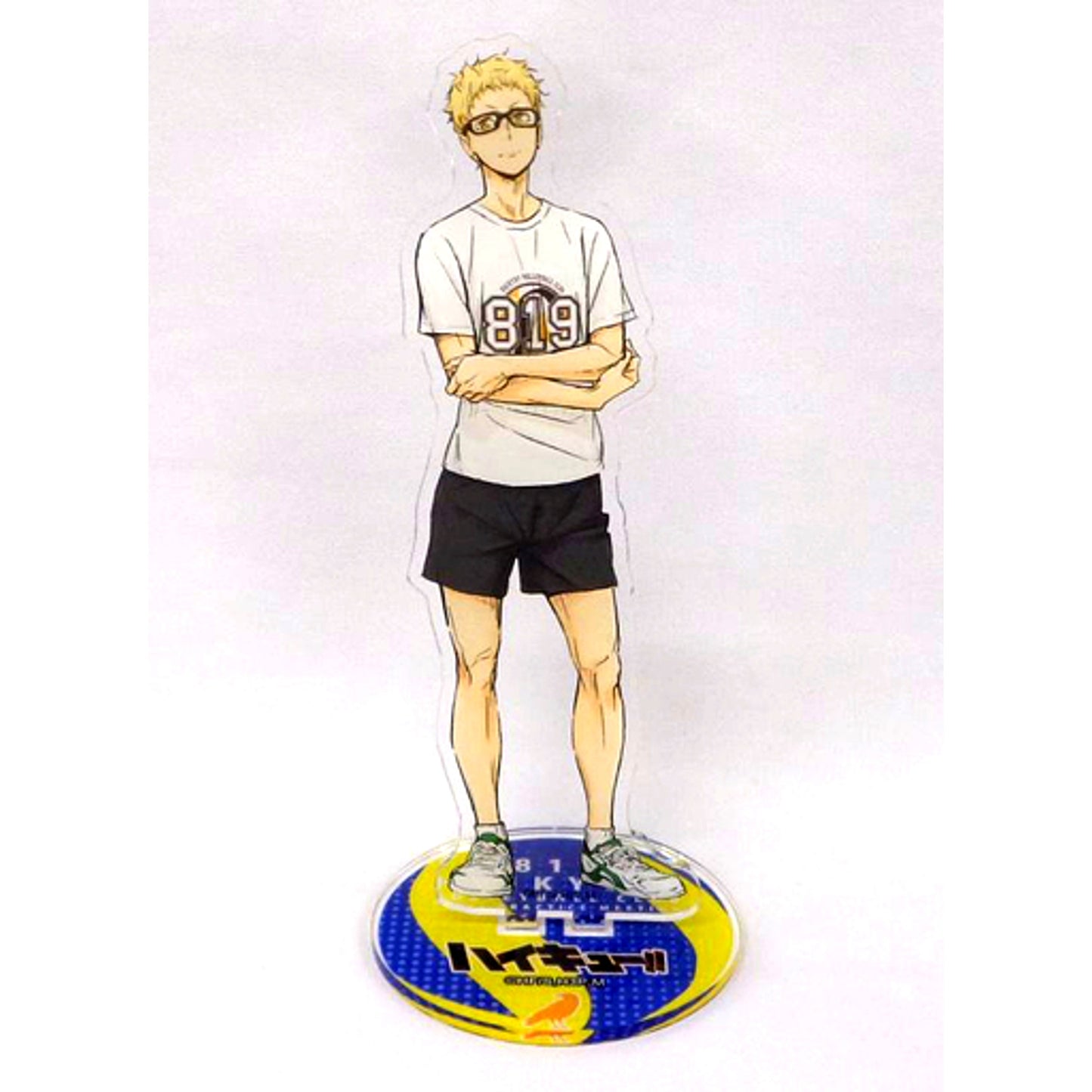 Kei Tsukishima Acrylic Stand Let's Play Volleyball!! Haikyu!! x JUMP SHOP Seijoh Festival 2018 [USED]