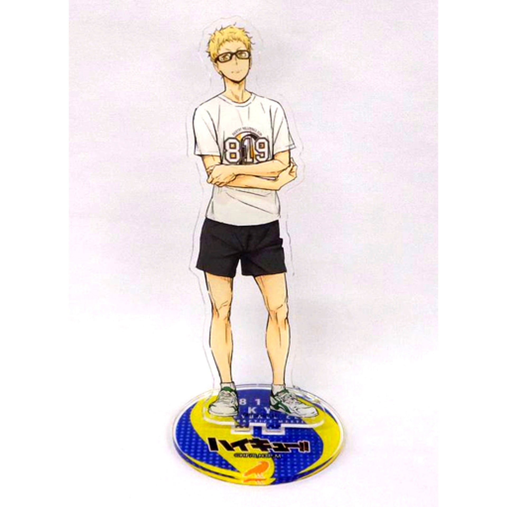 Kei Tsukishima Acrylic Stand Let's Play Volleyball!! Haikyu!! x JUMP SHOP Seijoh Festival 2018 [USED]