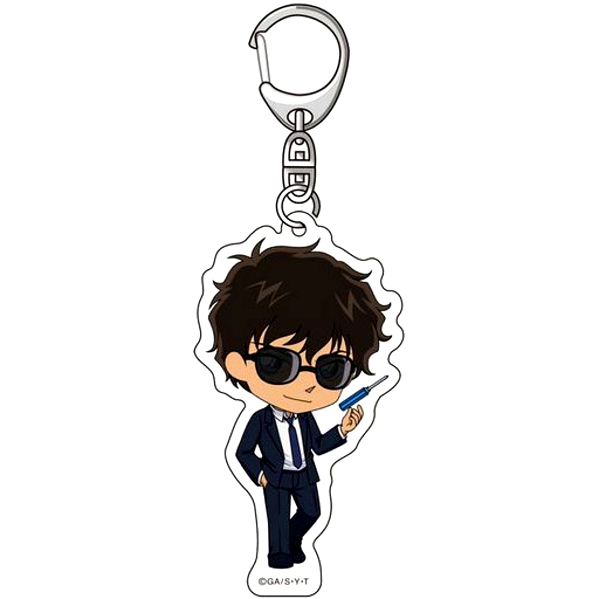Jinpei Matsuda Detective Conan Puzzle Cross Chain Acrylic Keychain Vol.8 [USED]
