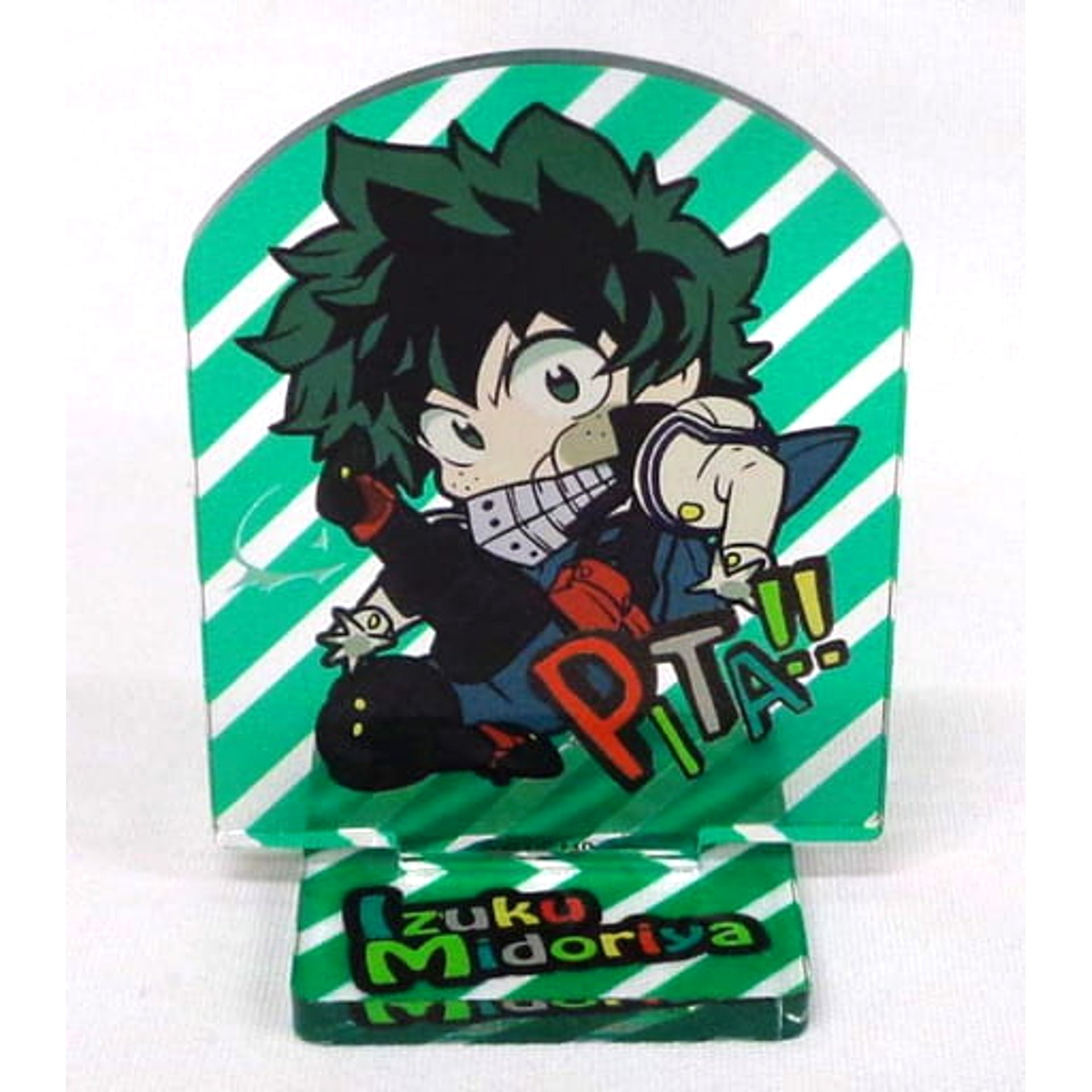 My Hero Academia Izuku Midoriya Pita! Deformed Provisional License Battle Acrylic Stand Acrylic Stands [USED]