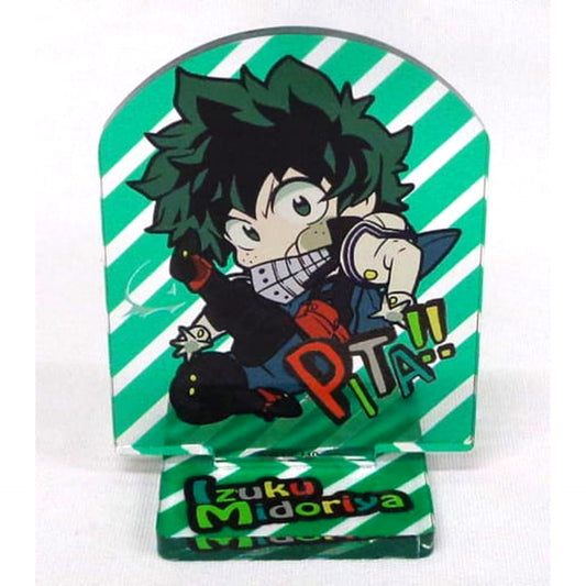 My Hero Academia Izuku Midoriya Pita! Deformed Provisional License Battle Acrylic Stand Acrylic Stands [USED]