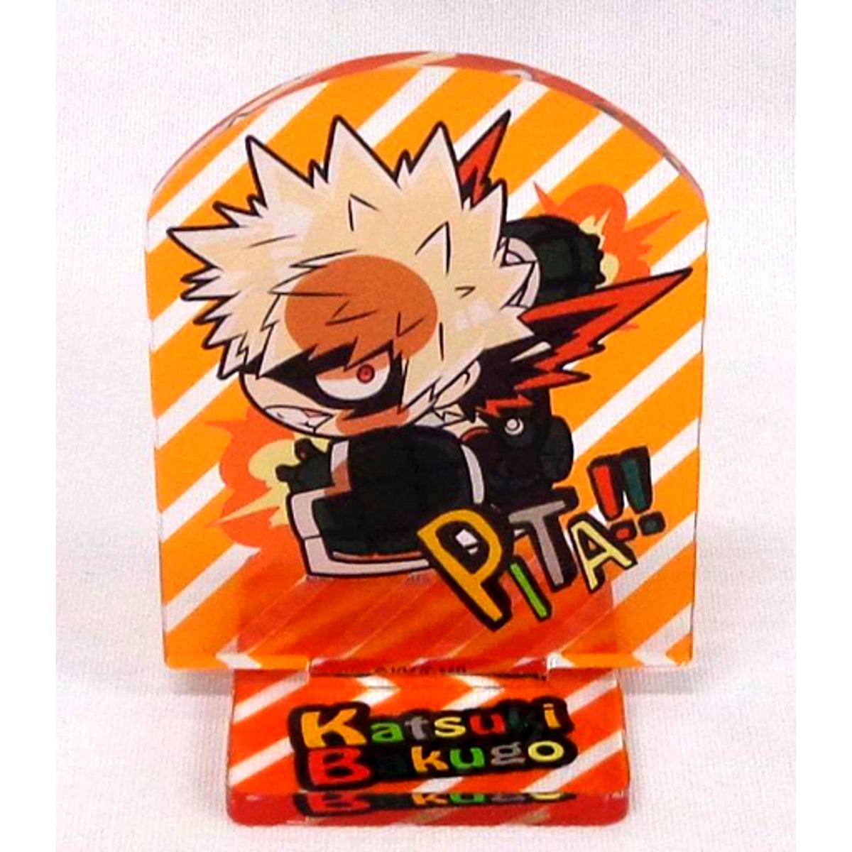 Katsuki Bakugo My Hero Academia Pita Deforme Provisional License Battle Acrylic Stand [USED]