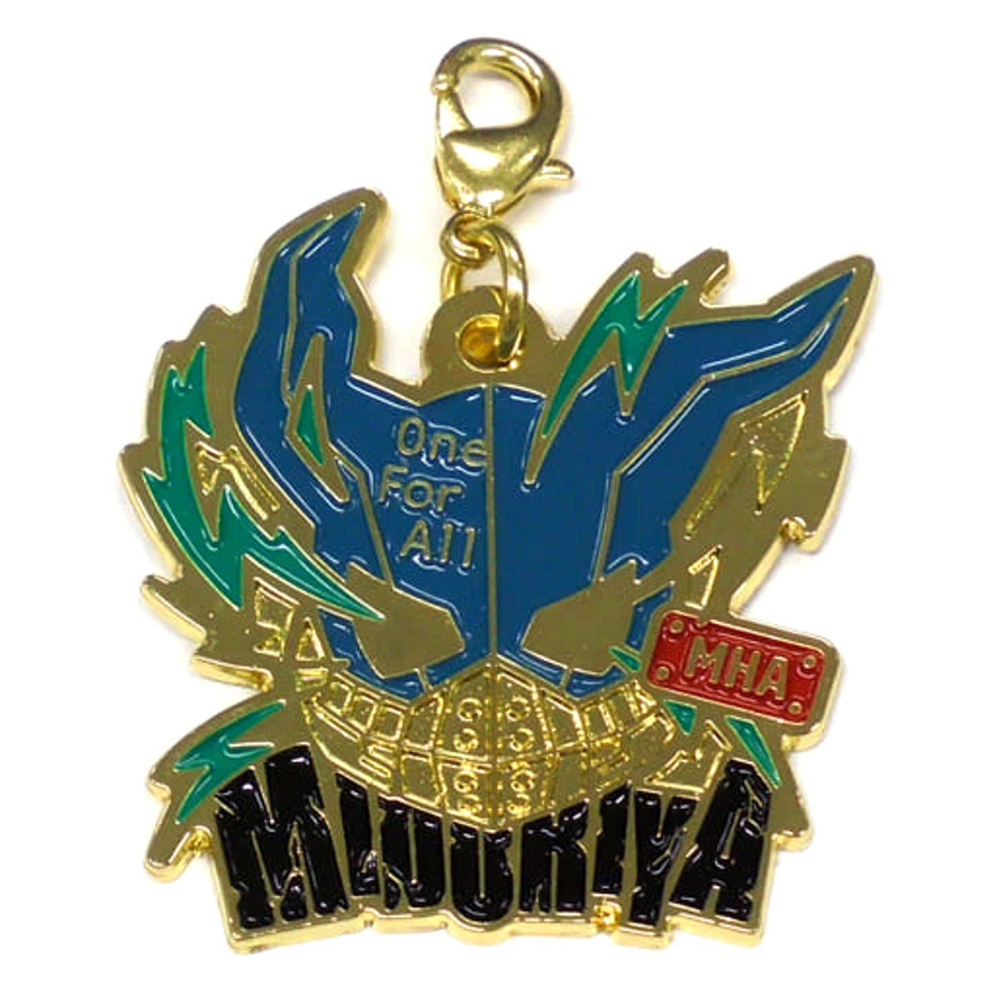 My Hero Academia Izuku Midoriya Ichiban Kuji Motif Metal Charm After The Fight Prize J Charm [USED]