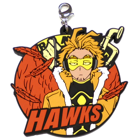 My Hero Academia Hawks Ichiban Kuji Rubber Charm After The Fight Prize K Charm [USED]
