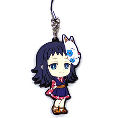 Demon Slayer: Kimetsu no Yaiba Makomo Ichiban Kuji Two Rubber Charm Kyunchara Illustrations Prize H Keychains [USED]