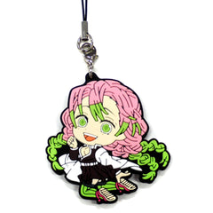 Demon Slayer: Kimetsu no Yaiba Mitsuri Kanroji Ichiban Kuji Two Hashira Meeting Rubber Strap Kyunchara Illustrations Prize I Keychains [USED]